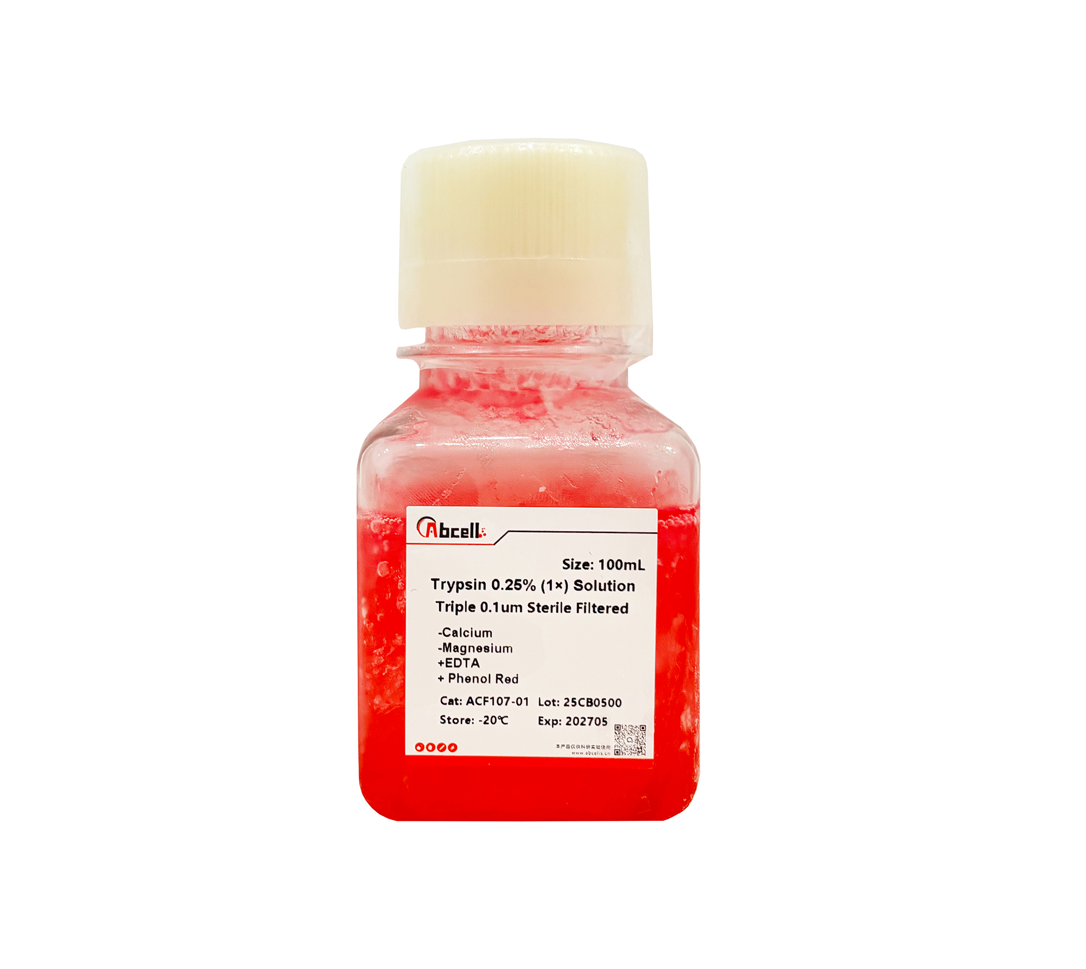 胰酶消化液 Trypsin 0.25%（1×）(+EDTA，+Phenol Red)